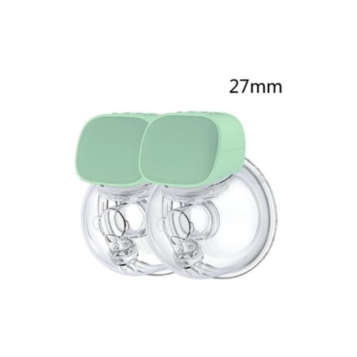 Elektromos mellszívó, 2 üzemmód, 5 szint, zöld, 2 darabos készlet