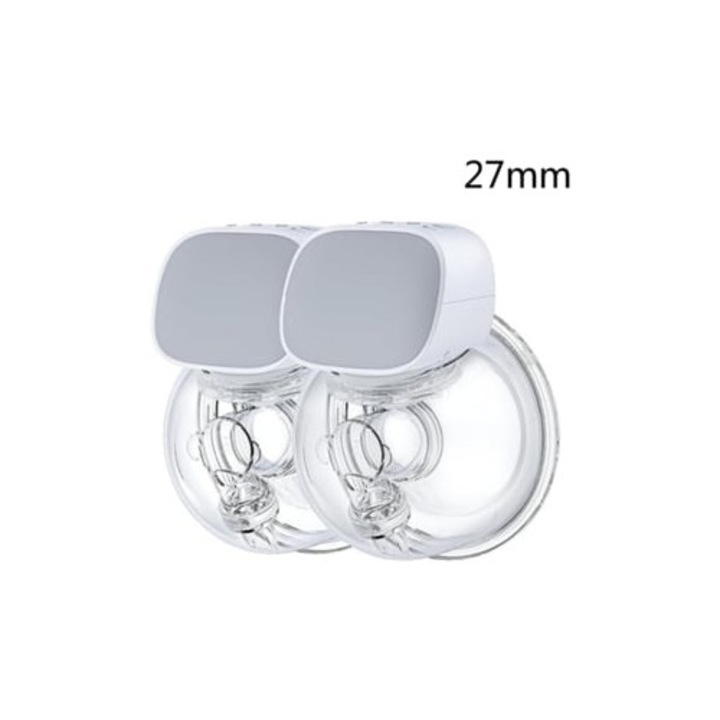 Elektromos mellszívó, 2 üzemmód, 5 szint, szürke, 2 darabos készlet