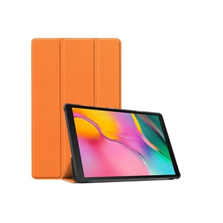Husa tableta Trifold pentru Samsung Galaxy Tab S6 Lite 10.4, portocalie
