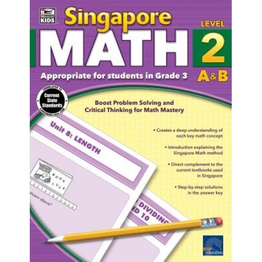 Singapore Math, Grade 3, Carson-Dellosa Publishing (Compiled by)
