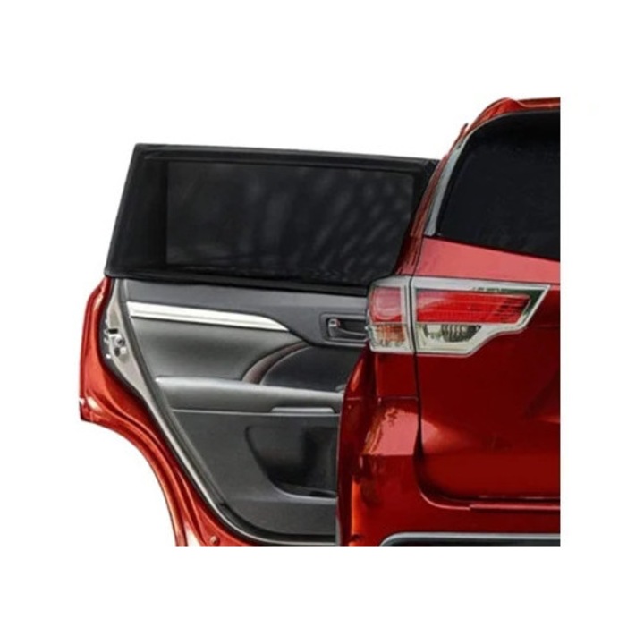 Сенници за кола, двоен слой, слънцезащита, еластична найлонова мрежа, комплект