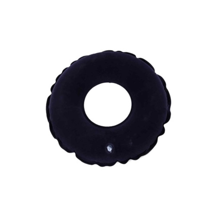 Perna ergonomica in forma de gogoasa, suport pentru dureri de coccis, spuma cu memorie