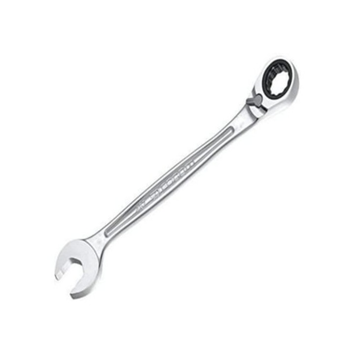 Cheie cu clichet anti-alunecare Ultra Grip, 13mm, design compact I, crom satinat