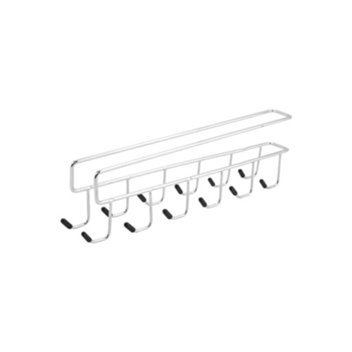 Cuier din otel inoxidabil pentru dulap, bucatarie si haine