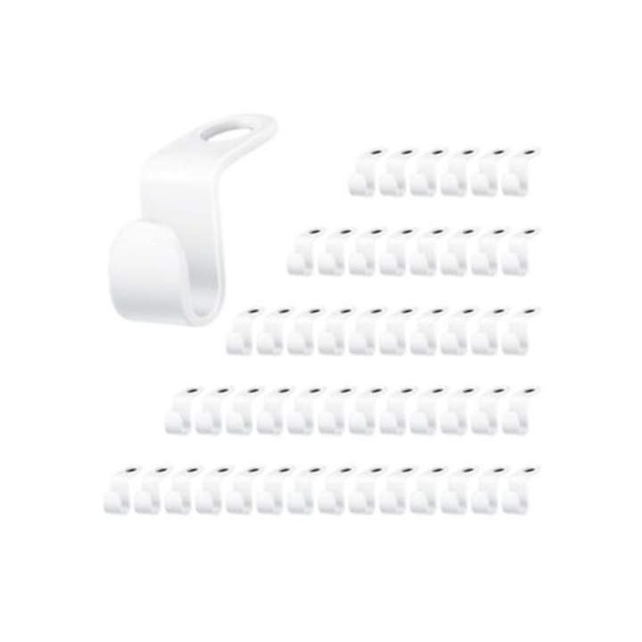 Umerase pentru haine, set organizator, conectoare pentru dulap dublu, portabile, compacte, multicolor