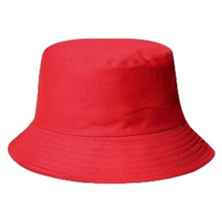 Caciula pescar simpla, rosie, 1 buc