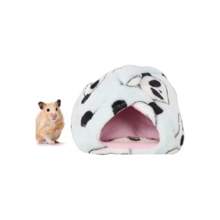 Culcus pentru animale, Hamster si soarece, pat pentru porcusori de Guineea si veverite zburatoare, albastru deschis