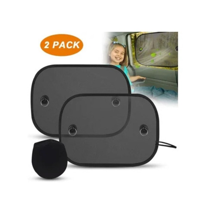 Универсален сенник за кола с UV защита за деца, 44x36см