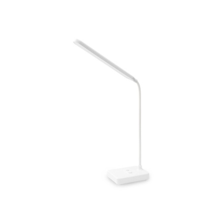 Veioza dimabila, design flexibil si prietenos cu ochii, incarcare wireless, port USB