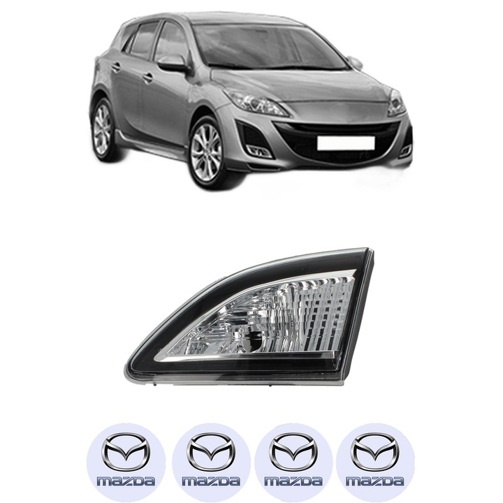 Lampa Stop Spate Dreapta MAZDA 3 (BL) din 2008-2014, Auto, DEPO, 4x Stickere auto cu MAZDA