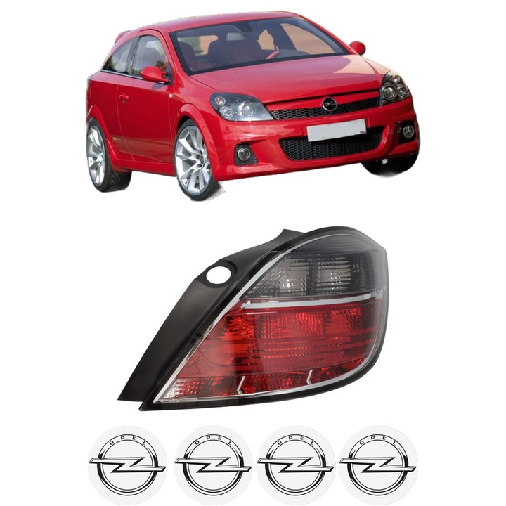 Lampa Stop Spate Dreapta OPEL ASTRA H GTC (A04) din 2005-2010, Auto, TYC, 4x Stickere auto cu OPEL