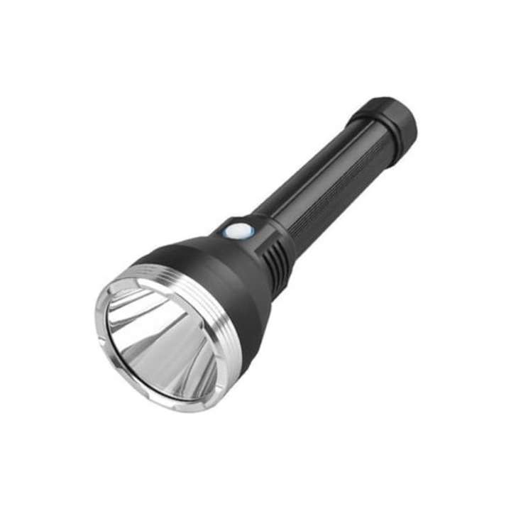 Lanterna portabila, neagra, pentru camping si drumetii, DIGITALLAB