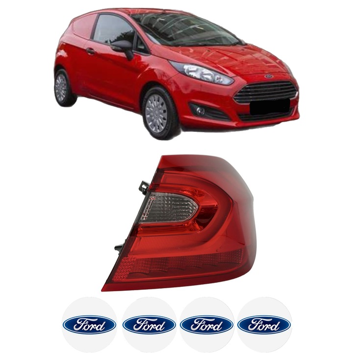 Lampa Stop Spate Dreapta FORD FIESTA VII Van din 2018-2020, Auto, TYC, 4x Stickere auto cu FORD