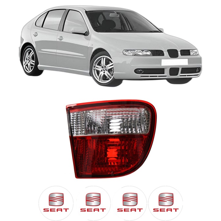 Lampa Stop Spate Stanga SEAT LEON (1M1) din 1999-2006, Auto, TYC, 4x Stickere auto cu SEAT