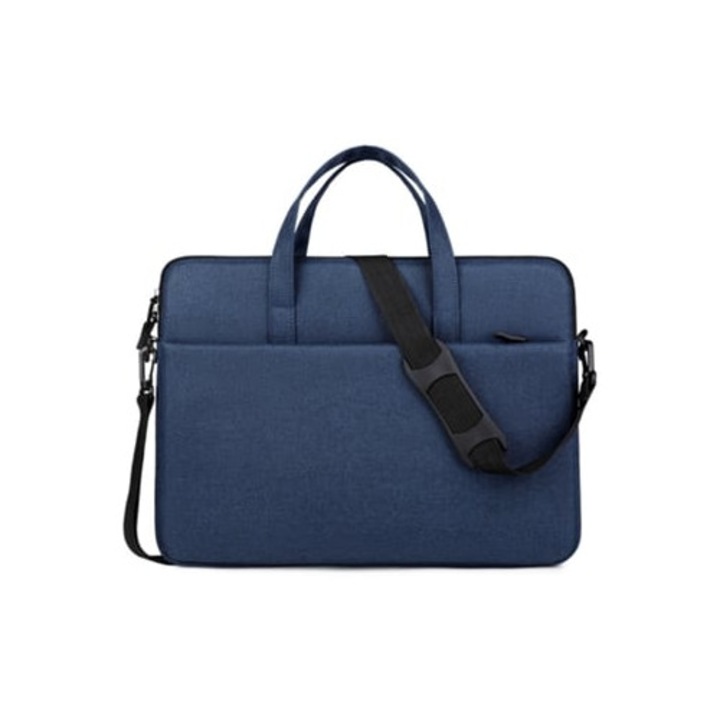 Gertiz laptop táska, 13 hüvelykes, vízálló, hordozható, üzleti, kék
