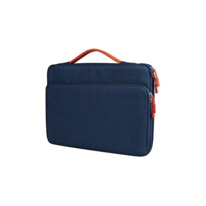 Laptoptáska 14.1-15.4 hüvelyk, vízálló, ütésálló, kék