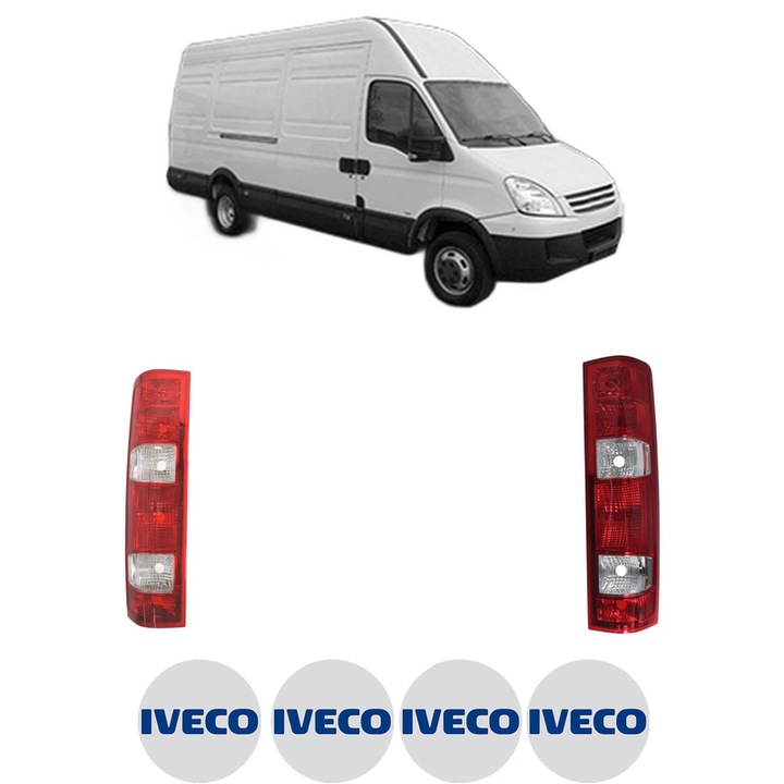 Set Stopuri Spate Stanga Dreapta IVECO DAILY IV Van din 2006-2012, Auto, TYC, 4x Stickere auto cu IVECO