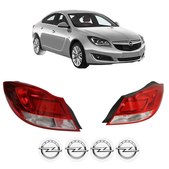 Set Stopuri Spate Stanga Dreapta OPEL INSIGNIA A (G09) din 2008-2017, Auto, TYC, 4x Stickere auto cu OPEL