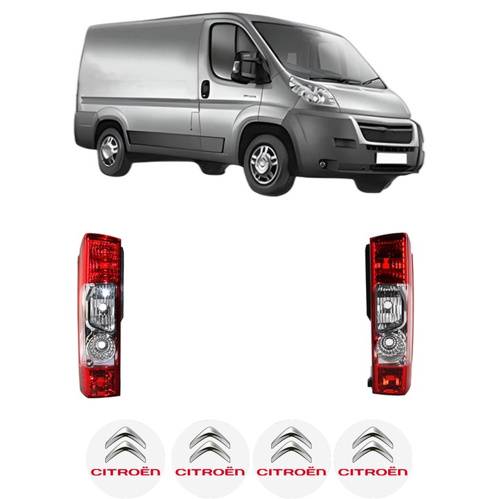 Set Stopuri Spate Stanga Dreapta CITROEN JUMPER II Van din 2006-2023, Auto, TYC, 4x Stickere auto cu CITROEN