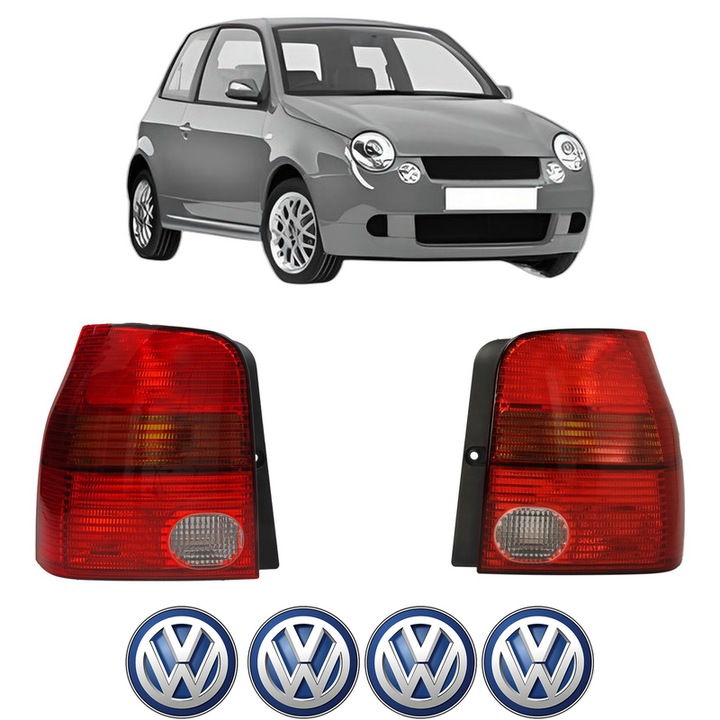 Set Stopuri Spate Stanga Dreapta Volkswagen LUPO I (6X1, 6E1) din 1998-2005, Auto, TYC, 4x Stickere auto cu Volkswagen