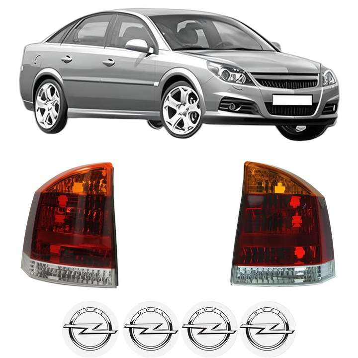 Set Stopuri Spate Stanga Dreapta OPEL VECTRA din 1992-2008, Auto, TYC, 4x Stickere auto cu OPEL