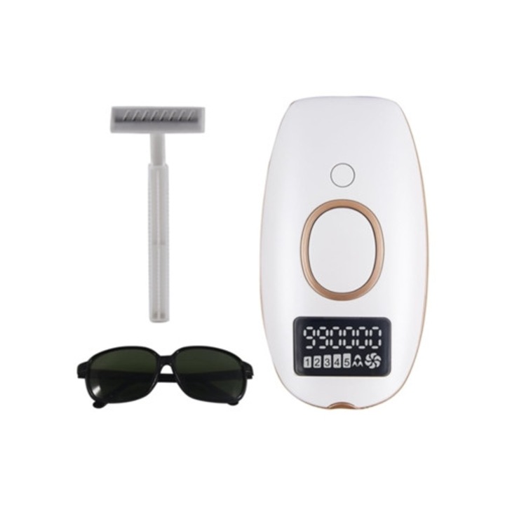 Epilator IPL, DIGITALLAB, 999,999 flash-uri, utilizare acasa