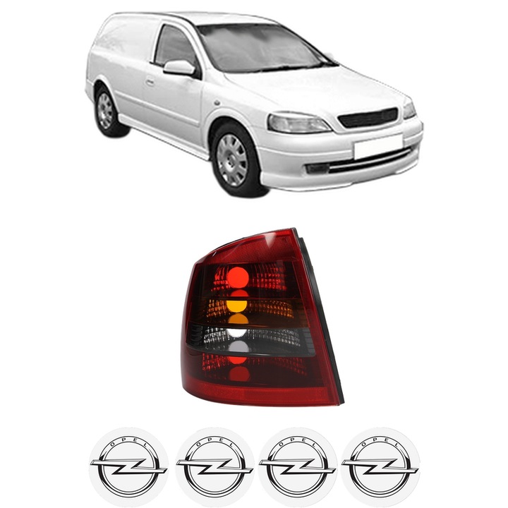 Lampa Stop Spate Stanga OPEL ASTRA G Estate Van (F70) din 1998-2005, Auto, DEPO, 4x Stickere auto cu OPEL