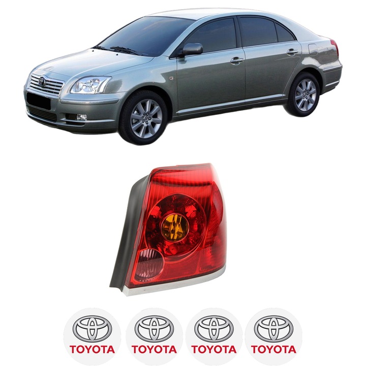 Lampa Stop Spate Dreapta TOYOTA AVENSIS (_T25_) din 2003-2008, Auto, DEPO, 4x Stickere auto cu TOYOTA