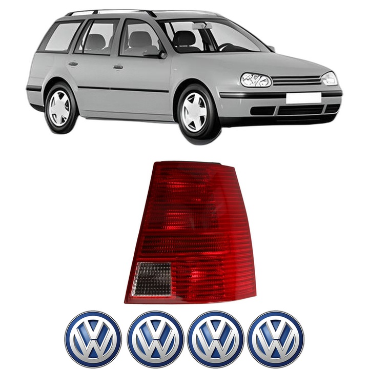 Lampa Stop Spate Dreapta Volkswagen GOLF IV Variant (1J5) din 1999-2006, Auto, TYC, 4x Stickere auto cu Volkswagen