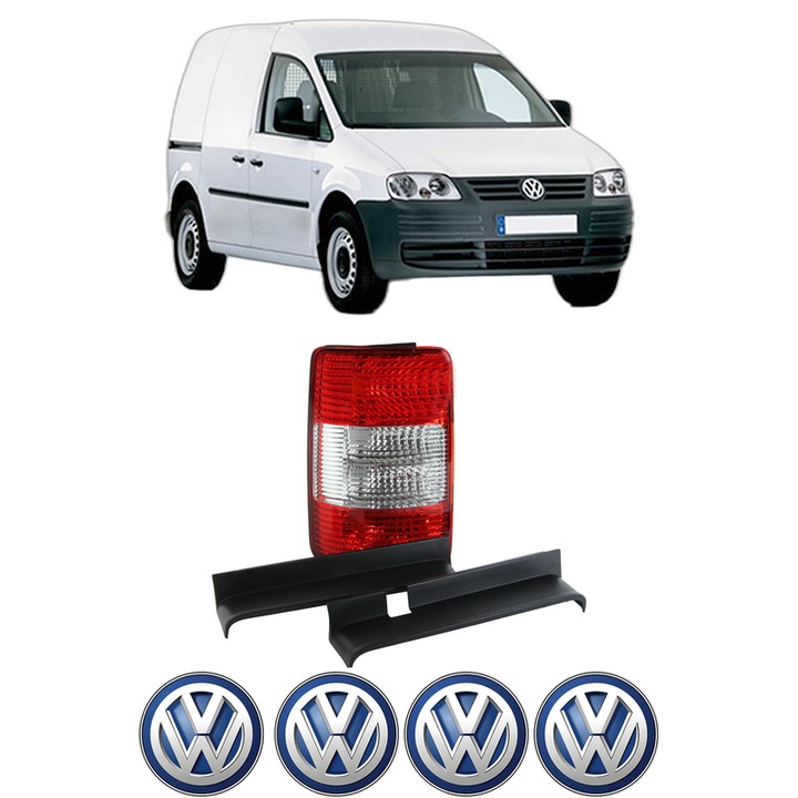 Lampa Stop Spate Stanga Volkswagen CADDY III MPV (2KB, 2KJ, 2CB, 2CJ) din 2004-2015, Auto, TYC, 4x Stickere auto cu Volkswagen