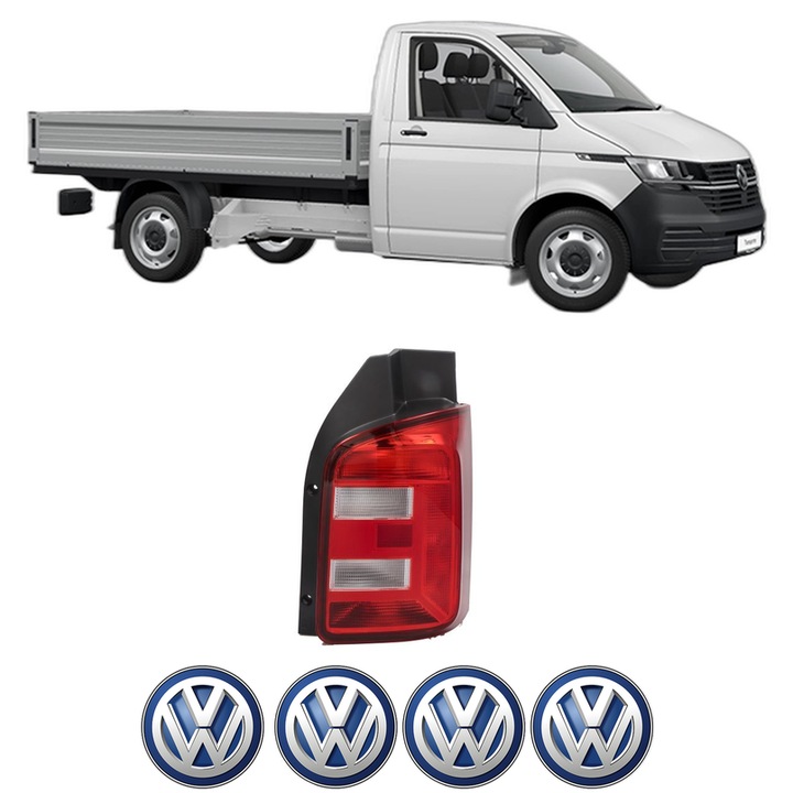 Lampa Stop Spate Dreapta Volkswagen TRANSPORTER T6 Platform/Chassis (SFD, SFE, SFL, SFZ, SJD, SJ din 2015-2024, Auto, TYC, 4x Stickere auto cu Volkswagen