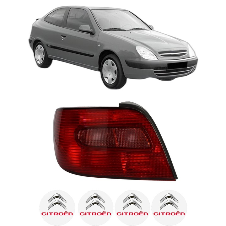 Lampa Stop Spate Stanga CITROEN XSARA Coupe (N0) din 1998-2005, Auto, DEPO, 4x Stickere auto cu CITROEN