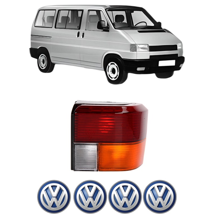 Lampa Stop Spate Dreapta Volkswagen TRANSPORTER T4 Bus (70B, 70C, 7DB, 7DK, 70J, 70K, 7DC, 7DJ) din 1990-2003, Auto, DEPO, 4x Stickere auto cu Volkswagen