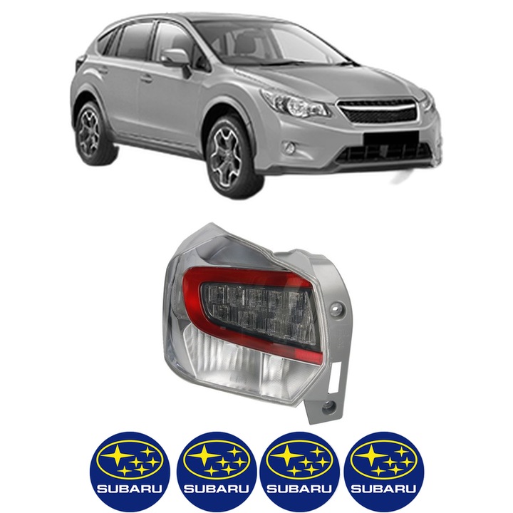 Lampa Stop Spate Stanga SUBARU XV (_GP_) din 2012-2017, Auto, DEPO, 4x Stickere auto cu SUBARU