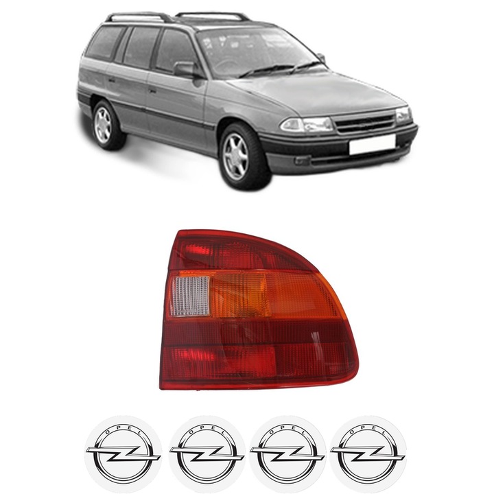 Lampa Stop Spate Dreapta OPEL ASTRA F Estate (T92) din 1991-1998, Auto, DEPO, 4x Stickere auto cu OPEL
