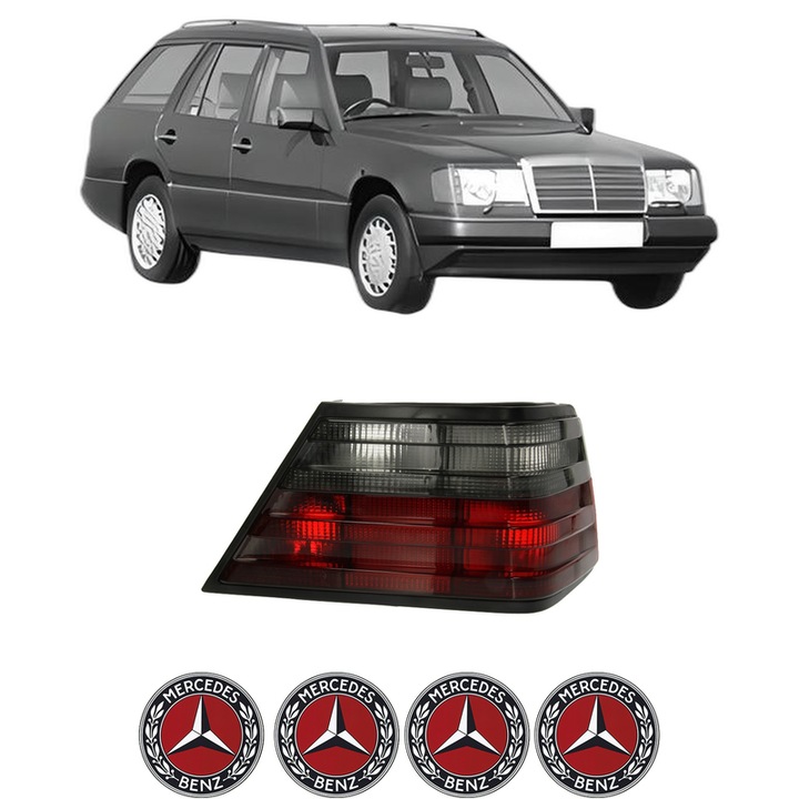 Lampa Stop Spate Dreapta MERCEDES-BENZ E-CLASS T-Model (S124) din 1993-1996, Auto, DEPO, 4x Stickere auto cu MERCEDES-BENZ