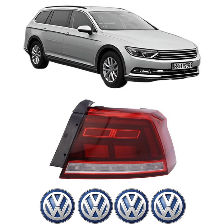 Lampa Stop Spate Dreapta Volkswagen PASSAT ALLTRACK B8 Variant (3G5, CB5) din 2015-2024, Auto, DEPO, 4x Stickere auto cu Volkswagen