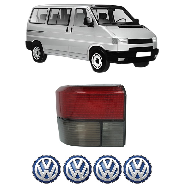 Lampa Stop Spate Dreapta Volkswagen TRANSPORTER T4 Bus (70B, 70C, 7DB, 7DK, 70J, 70K, 7DC, 7DJ) din 1990-2003, Auto, DEPO, 4x Stickere auto cu Volkswagen