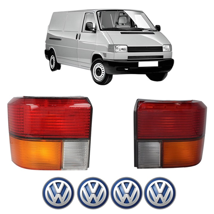 Set Stopuri Spate Stanga Dreapta Volkswagen TRANSPORTER T4 Van (70A, 70H, 7DA, 7DH) din 1990-2003, Auto, TYC, 4x Stickere auto cu Volkswagen