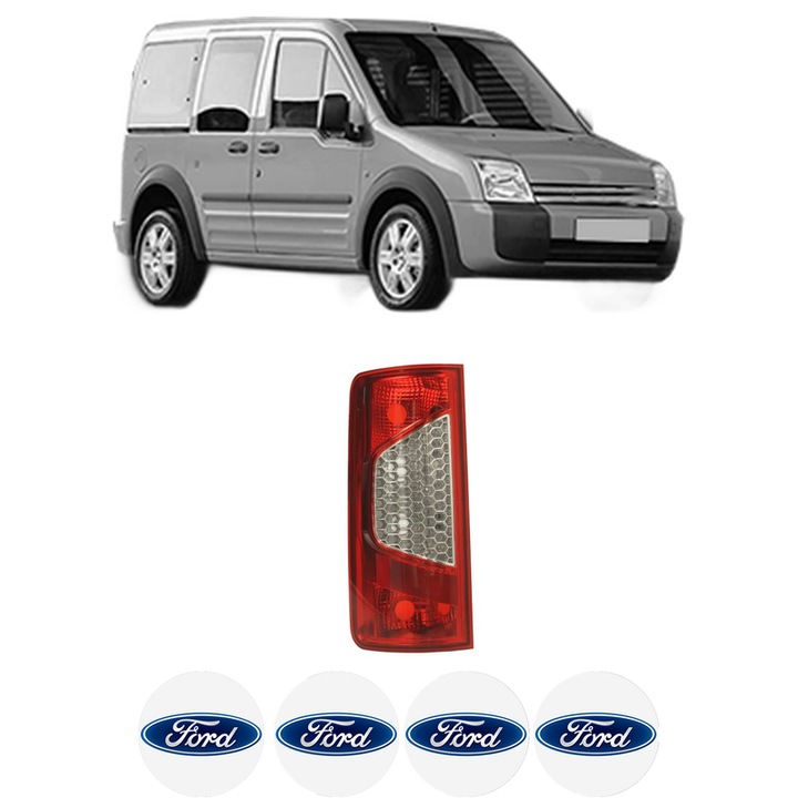 Lampa Stop Spate Stanga FORD TOURNEO CONNECT din 2002-2013, Auto, DEPO, 4x Stickere auto cu FORD