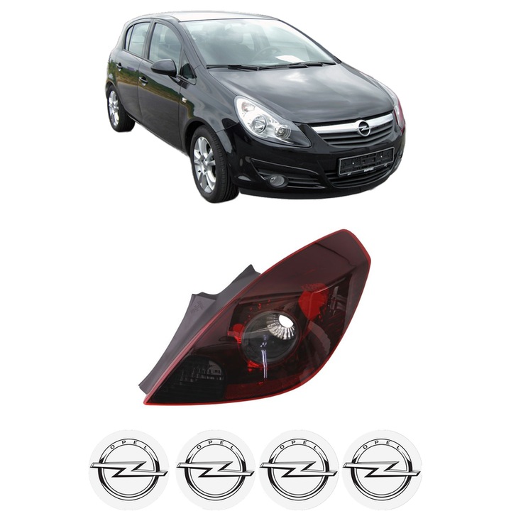 Lampa Stop Spate Dreapta OPEL CORSA D (S07) din 2006-2014, Auto, DEPO, 4x Stickere auto cu OPEL