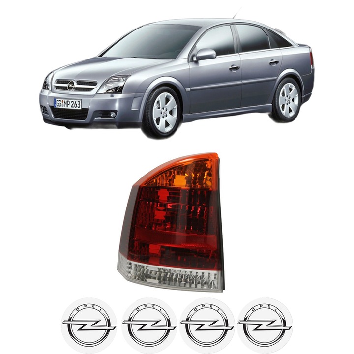Lampa Stop Spate Stanga OPEL VECTRA C GTS (Z02) din 2002-2009, Auto, TYC, 4x Stickere auto cu OPEL