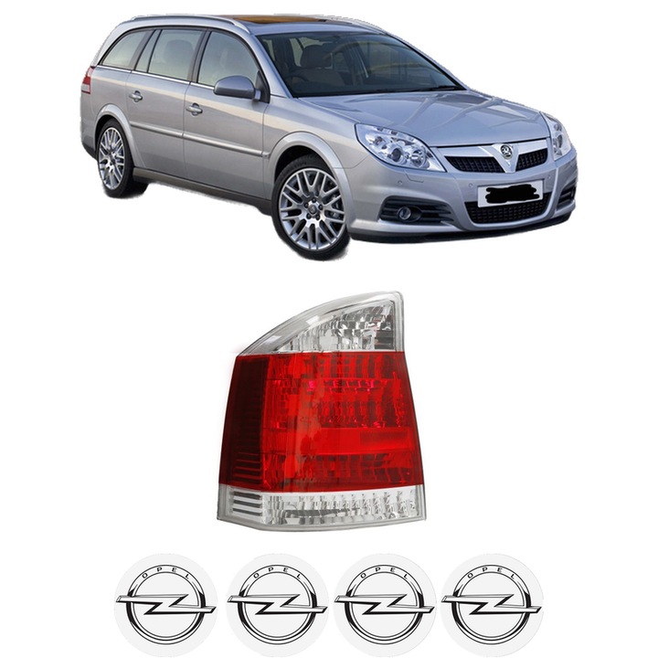 Lampa Stop Spate Stanga OPEL VECTRA C Estate (Z02) din 2003-2009, Auto, TYC, 4x Stickere auto cu OPEL