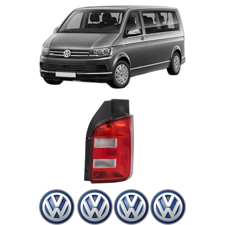Lampa Stop Spate Dreapta Volkswagen MULTIVAN T6 (SGF, SGM, SGN, SHM, SHN) din 2015-2024, Auto, TYC, 4x Stickere auto cu Volkswagen