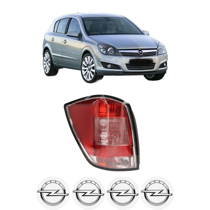 Lampa Stop Spate Stanga OPEL ASTRA H CLASSIC Hatchback (A04) din 2009, Auto, TYC, 4x Stickere auto cu OPEL