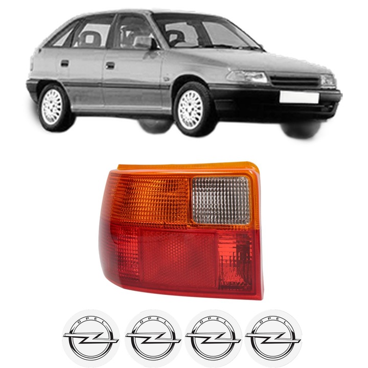 Lampa Stop Spate Stanga OPEL ASTRA F Saloon (T92) din 1991-1998, Auto, TYC, 4x Stickere auto cu OPEL