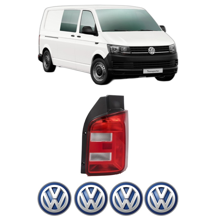 Lampa Stop Spate Dreapta Volkswagen TRANSPORTER T6 / CARAVELLE T6 Bus (SGB, SGJ, SHB, SHJ) din 2015-2024, Auto, TYC, 4x Stickere auto cu Volkswagen