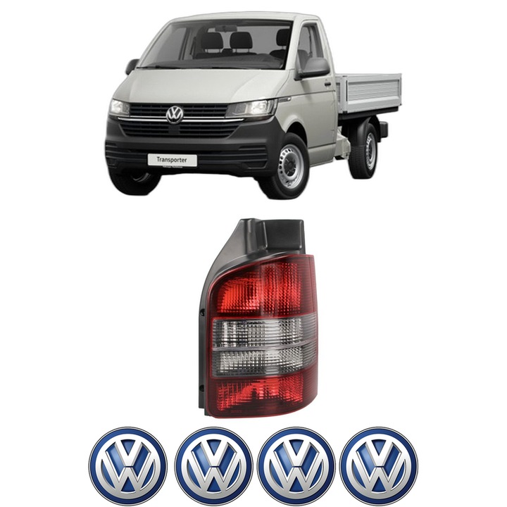 Lampa Stop Spate Dreapta Volkswagen TRANSPORTER T5 Platform/Chassis (7JD, 7JE, 7JL, 7JY, 7JZ, 7F din 2003-2015, Auto, TYC, 4x Stickere auto cu Volkswagen