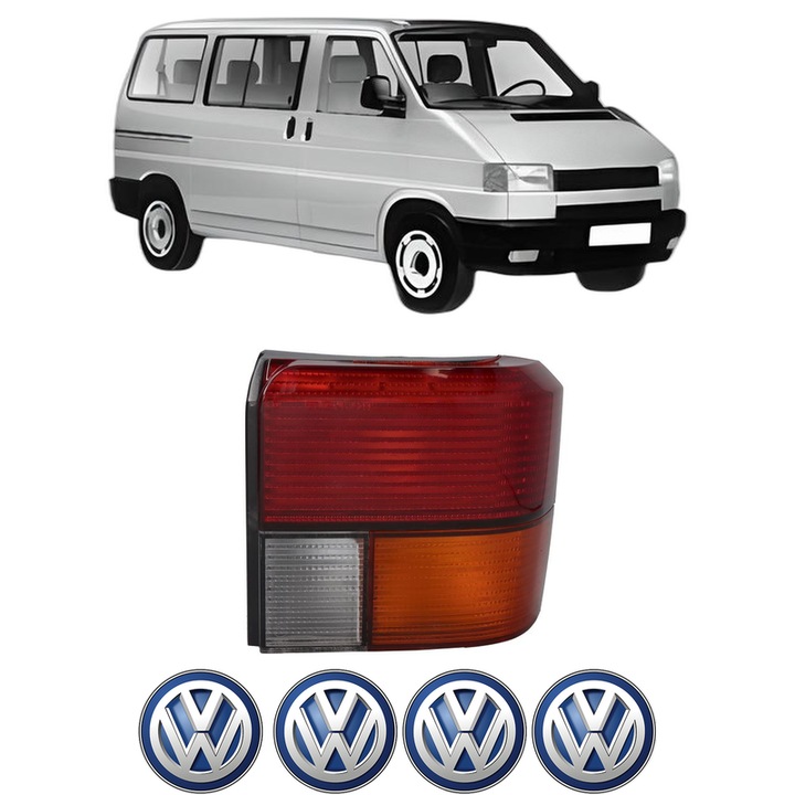 Lampa Stop Spate Dreapta Volkswagen TRANSPORTER T4 Bus (70B, 70C, 7DB, 7DK, 70J, 70K, 7DC, 7DJ) din 1990-2003, Auto, TYC, 4x Stickere auto cu Volkswagen