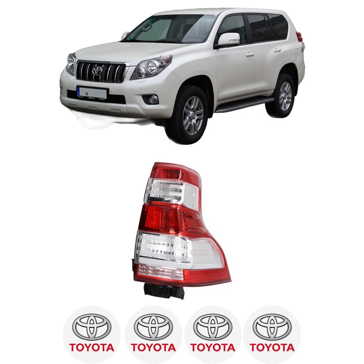 Lampa Stop Spate Dreapta TOYOTA LAND CRUISER VAN (_J15_) din 2011, Auto, DEPO, 4x Stickere auto cu TOYOTA